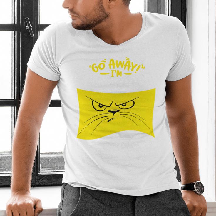 Go Away I'm Introverting Antisocial Shy Introvert Men's V-Neck T-Shirt Go Away I'm Introverting Antisocial Shy Introvert Men's V-Neck T-Shirt
