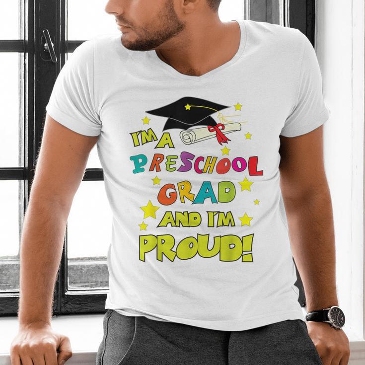 Graduation Class 2018 Cap Gown Shirt Preschool Grad Proud Men's V-Neck T-Shirt