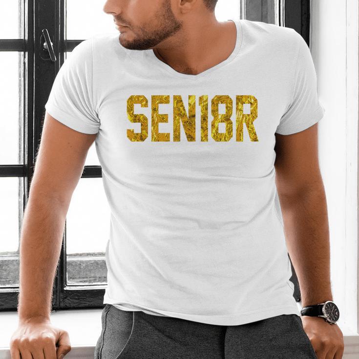 Graduation Party SEN18R Senior 2018 High School T-Shirt Men's V-Neck T-Shirt
