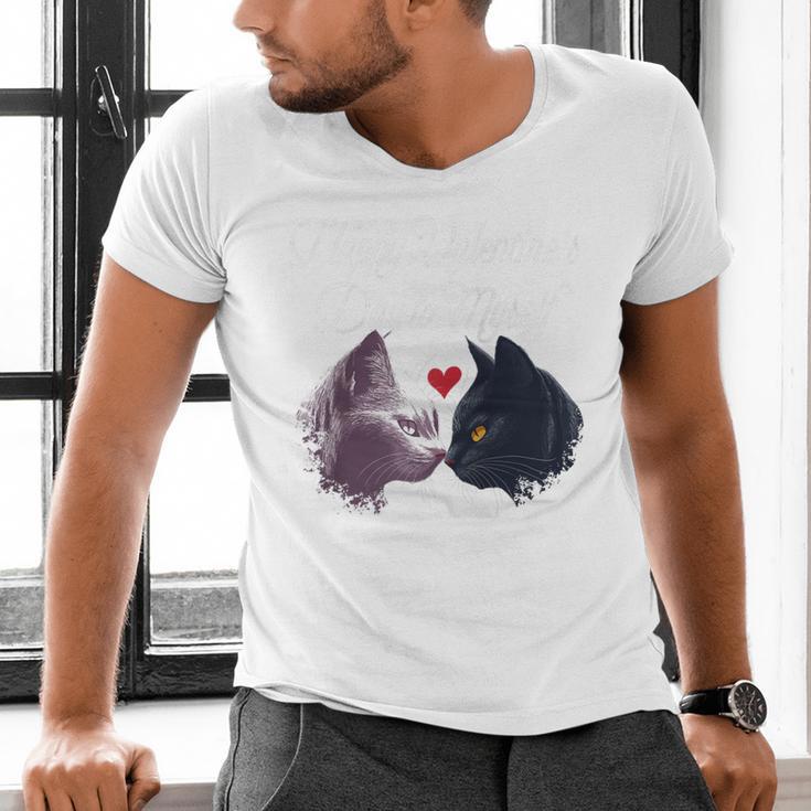 Happy Valentines Day Self Introvert Humor Antisocial Raglan Baseball Tee Men's V-Neck T-Shirt Happy Valentines Day Self Introvert Humor Antisocial Raglan Baseball Tee Men's V-Neck T-Shirt