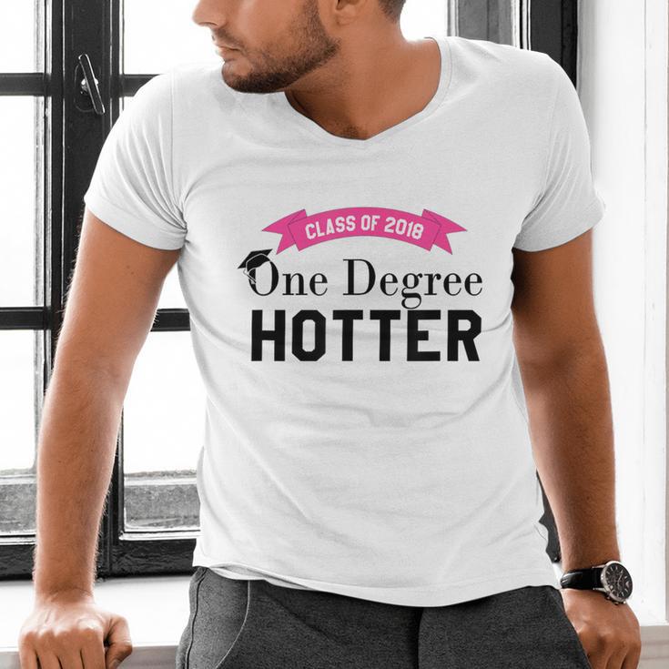 Hotter By One Degree Class Of 2018 Graduation T-Shirt Men's V-Neck T-Shirt