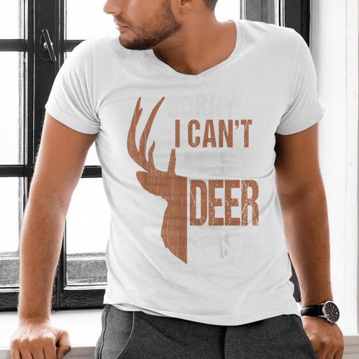 Hunting Sorry Deer Season Hunter Dad Father Day Men's V-Neck T-Shirt Hunting Sorry Deer Season Hunter Dad Father Day Men's V-Neck T-Shirt