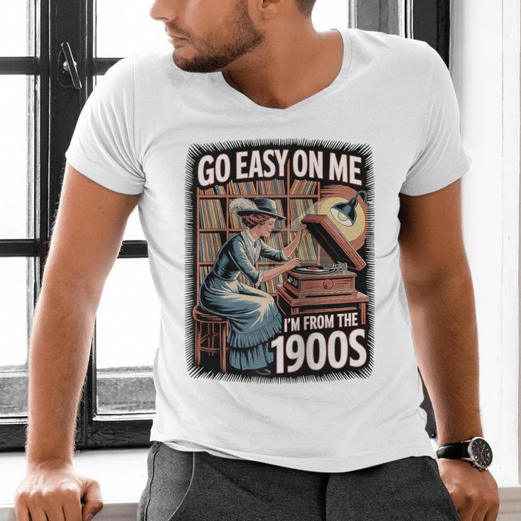 I'm From The 1900s Vinyl Record Lover For Women Raglan Baseball Tee Men's V-Neck T-Shirt I'm From The 1900s Vinyl Record Lover For Women Raglan Baseball Tee Men's V-Neck T-Shirt