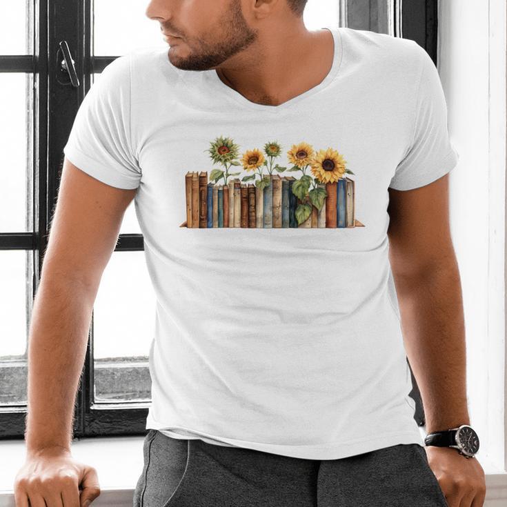 I'm With The Banned Read Banned Books Bookworm Men's V-Neck T-Shirt
