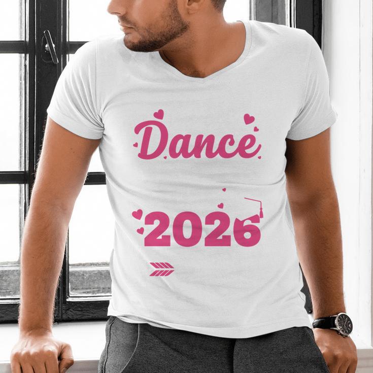 I'm A Dance Senior Mom 2026 Of Course I'm Crying Graduation Men's V-Neck T-Shirt