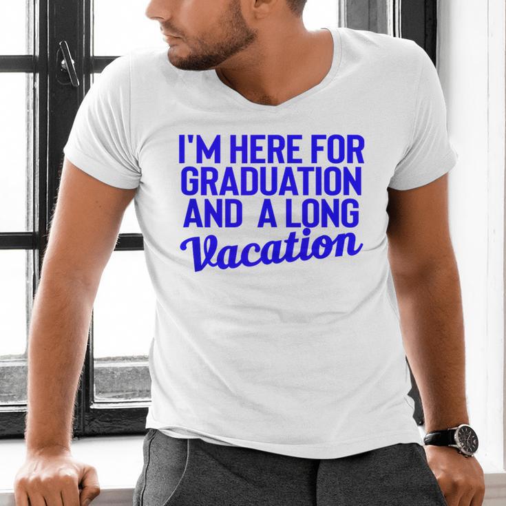 I'm Here For Graduation School Class Senior 2024 Men's V-Neck T-Shirt
