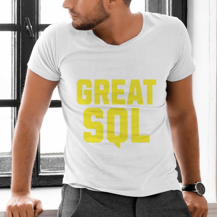 I'm A Great SQL Introvert Saying Inbound Marketing Premium Tri-Blend Men's V-Neck T-Shirt