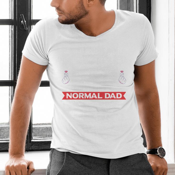 I'm A K-Pop Dad Just Like Normal Dad Except Much Cooler Men's V-Neck T-Shirt