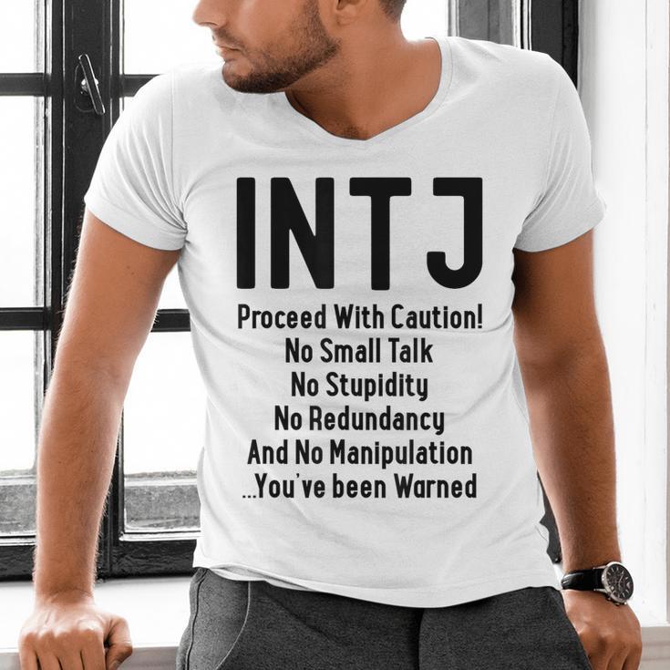 INTJ Rules Architect Personality Type Introvert Men's V-Neck T-Shirt INTJ Rules Architect Personality Type Introvert Men's V-Neck T-Shirt
