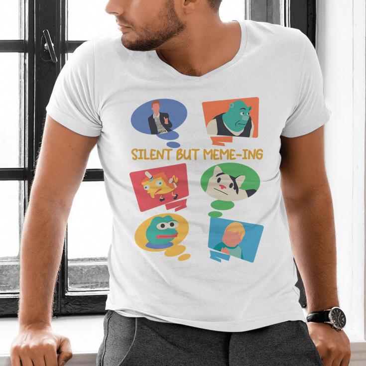 Introvert Anti People Antisocial Social Media Meme Lovers Men's V-Neck T-Shirt