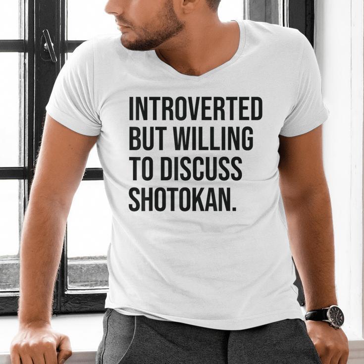 Introverted Shotokan Karate Introvert Men's V-Neck T-Shirt