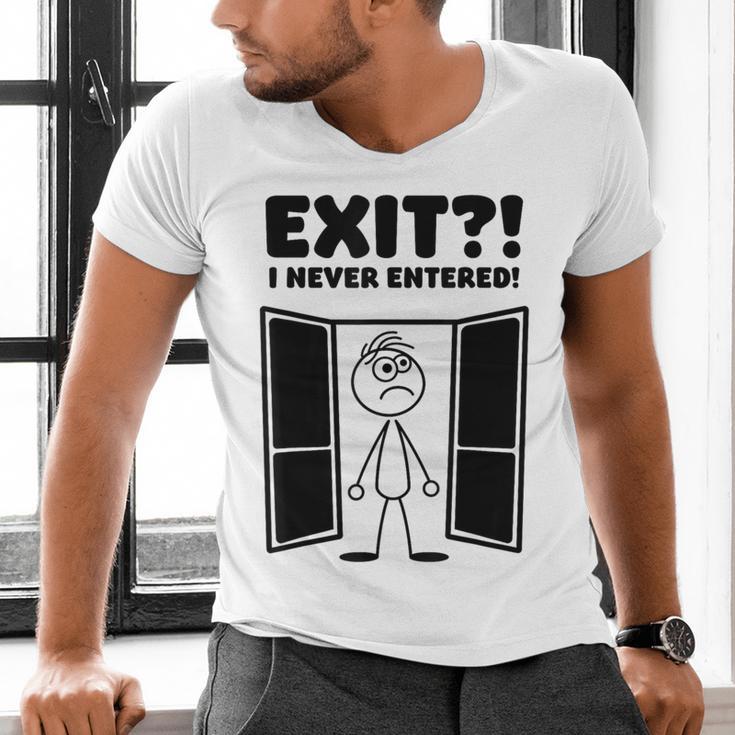 Irony Sarcasm Introvert Dry Humor Cartoon Comic Geek Nerd Men's V-Neck T-Shirt Irony Sarcasm Introvert Dry Humor Cartoon Comic Geek Nerd Men's V-Neck T-Shirt