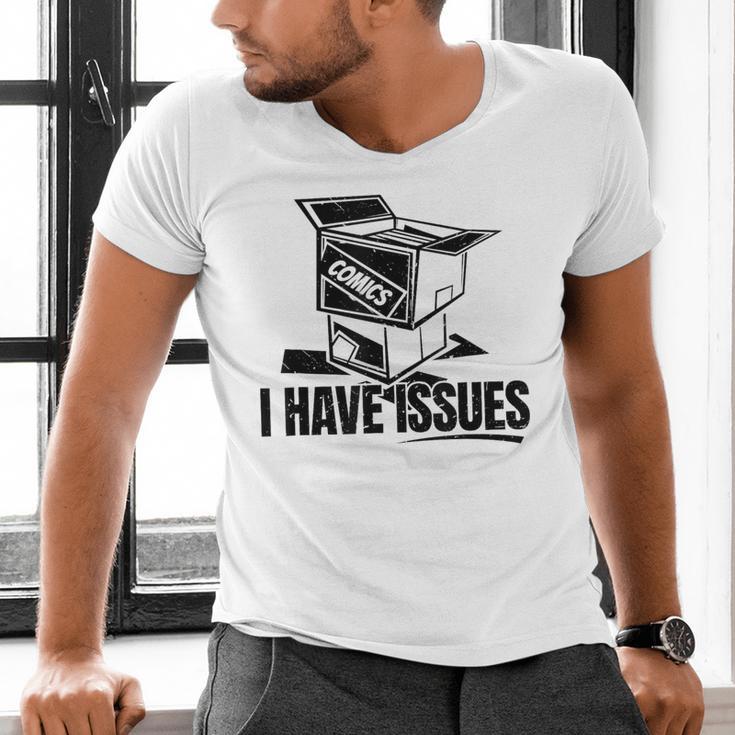I Have Issues – Comic Book Collector Men's V-Neck T-Shirt I Have Issues – Comic Book Collector Men's V-Neck T-Shirt