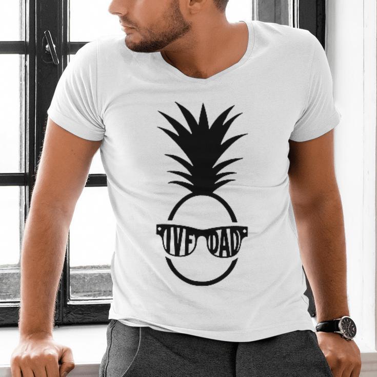 IVF DAD Pineapple Transfer Day Retrieval Day Infertility Men's V-Neck T-Shirt