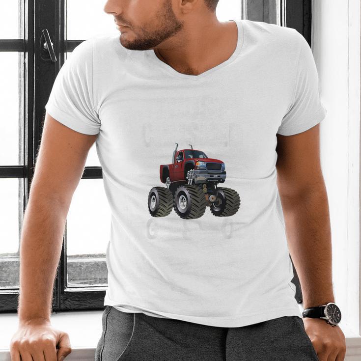 I Just Crushed High School Graduation Monster Truck Shirt Men's V-Neck T-Shirt