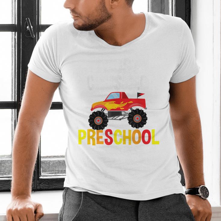 I Just Crushed Preschool Monster Graduation Pre-K Shirt Men's V-Neck T-Shirt