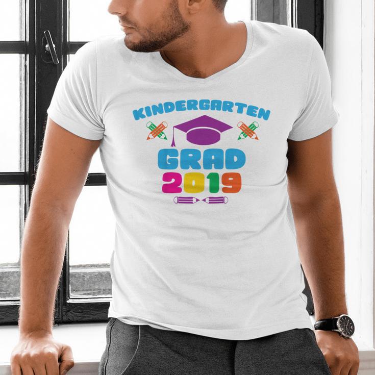 Kids Kindergarten Grad 2019 Graduation T-Shirt Men's V-Neck T-Shirt Kids Kindergarten Grad 2019 Graduation T-Shirt Men's V-Neck T-Shirt