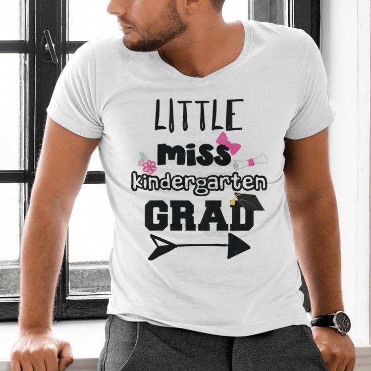 Kids Kindergarten Graduation Shirt Girls Daughter Granddaughter Men's V-Neck T-Shirt