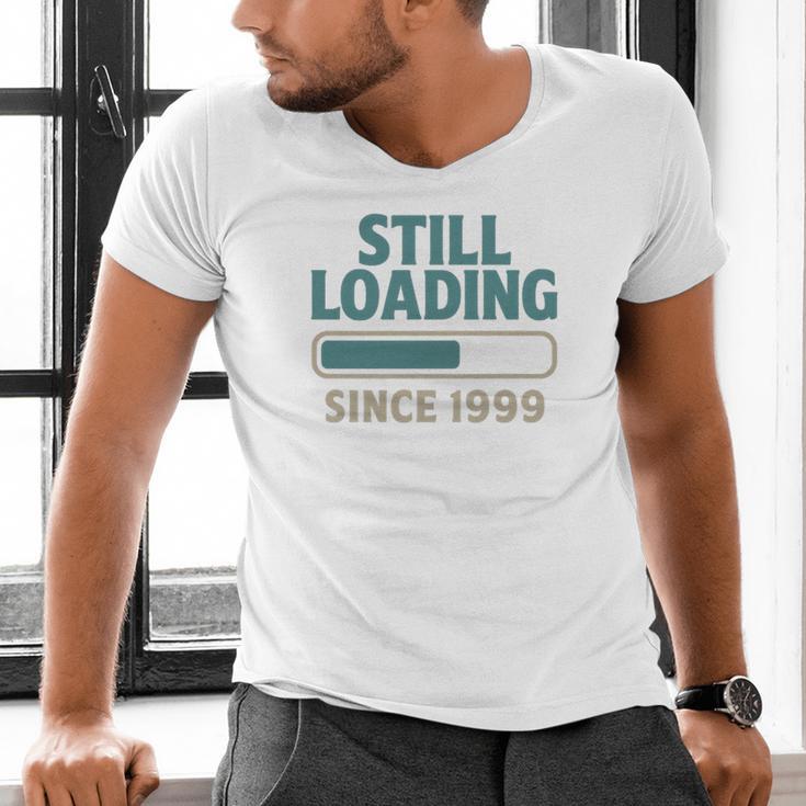Still Loading Since 1999 Retro Tech Nostalgia Premium Tri-Blend Men's V-Neck T-Shirt