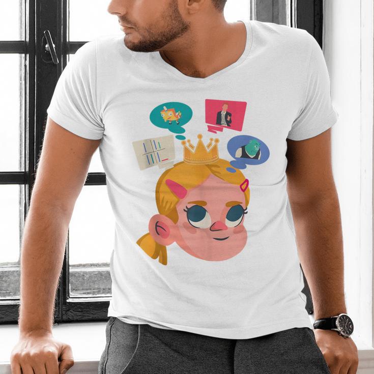 Meme Queen In Silence Introvert Anti People Antisocial Quiet Men's V-Neck T-Shirt