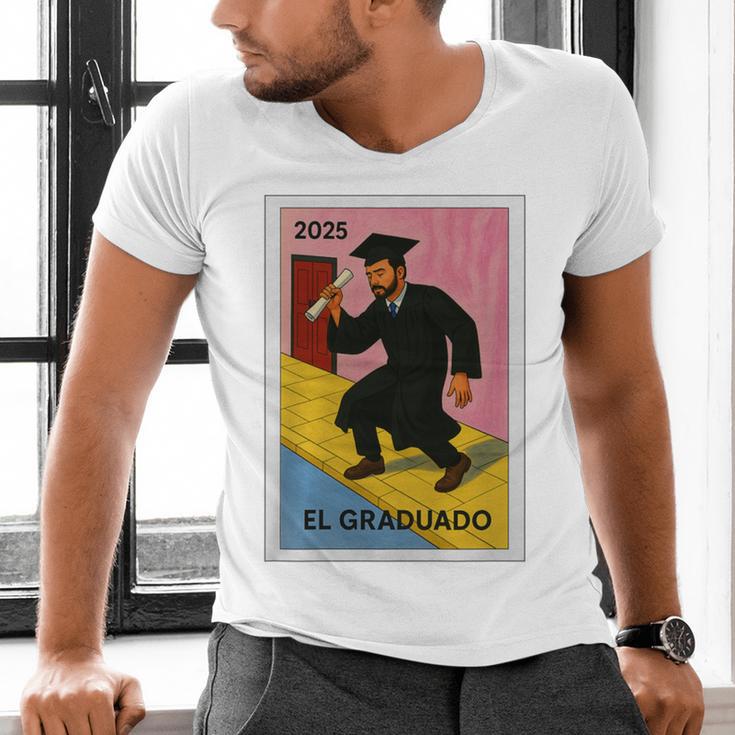 Mexican For Graduation 2025 El Graduado Premium Tri-Blend Men's V-Neck T-Shirt