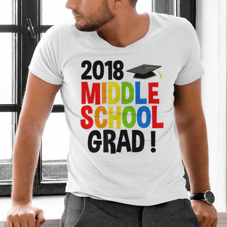 Middle School Graduation Class Of 2018 Shirt Men's V-Neck T-Shirt