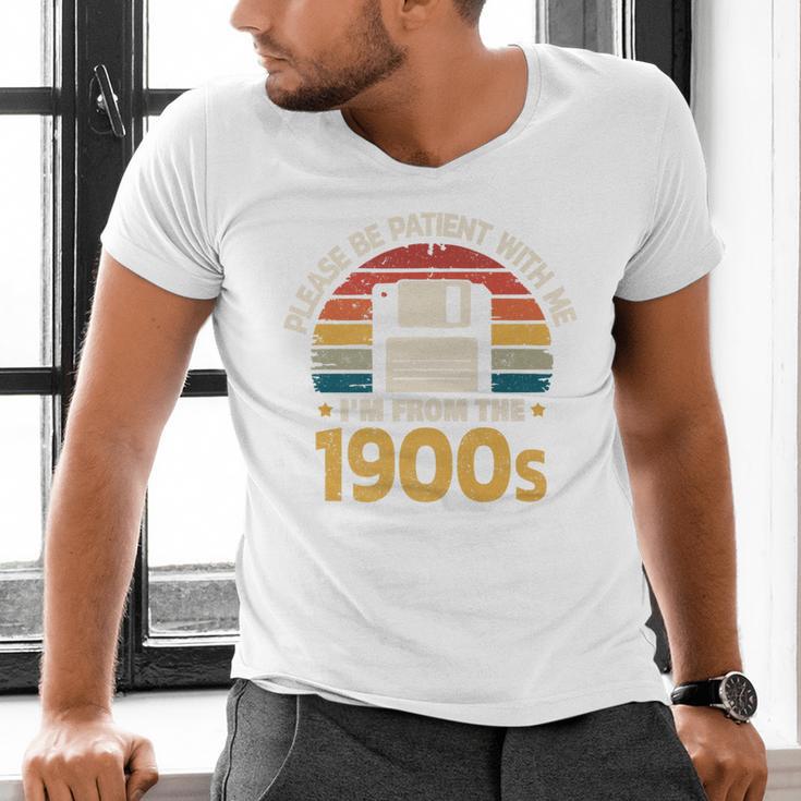Millennials Please Be Patient With Me I'm From The 1900s Premium Men's V-Neck T-Shirt