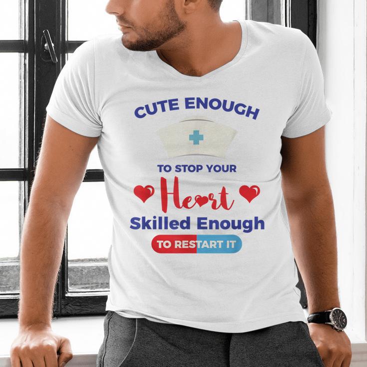 Nurse Tshirt Graduation Nursing School Birthday Men's V-Neck T-Shirt