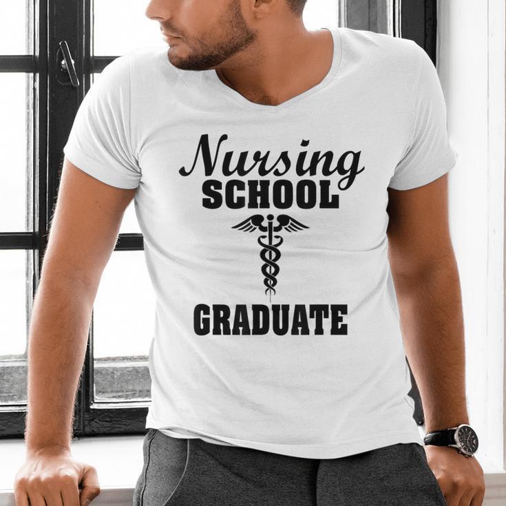 Nursing School Graduate Nurse Graduation Medical T-Shirt Men's V-Neck T-Shirt