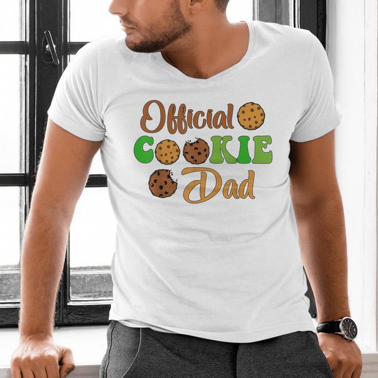 Official Cookie Dad Scout For Girls Cookie Dealer Men's V-Neck T-Shirt