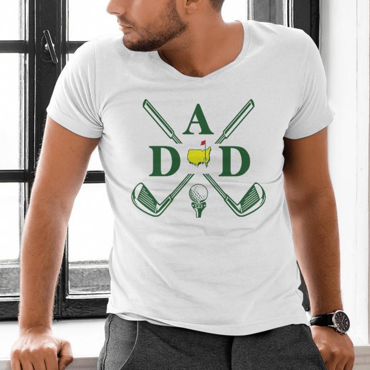 Par Dad Golf Matching Golfing Quote Party Pocket Men's V-Neck T-Shirt Par Dad Golf Matching Golfing Quote Party Pocket Men's V-Neck T-Shirt