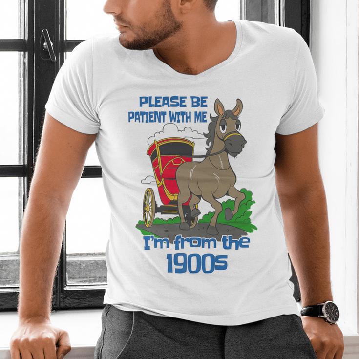 Patient With Me I'm From The 1900s Premium Men's V-Neck T-Shirt