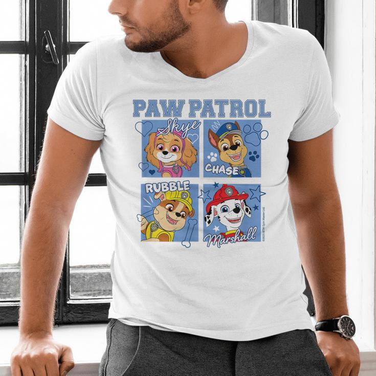 Paw Patrol Year Book Men's V-Neck T-Shirt