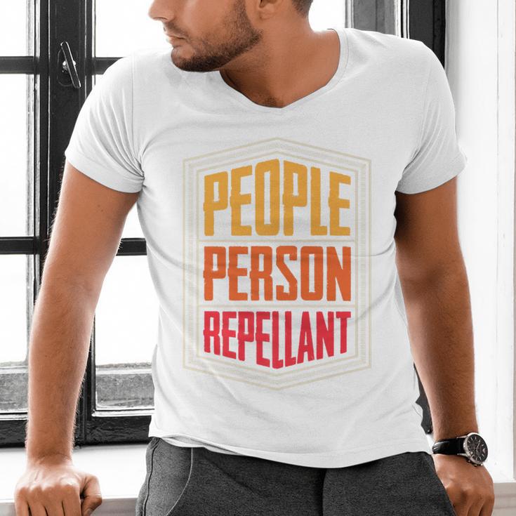 People Person Repellant Introvert Premium Men's V-Neck T-Shirt