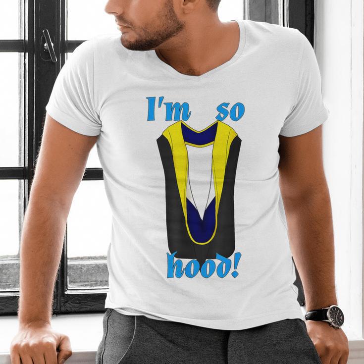 PhD Hood Graduation Shirt Doctorate Degree Doctoral Men's V-Neck T-Shirt