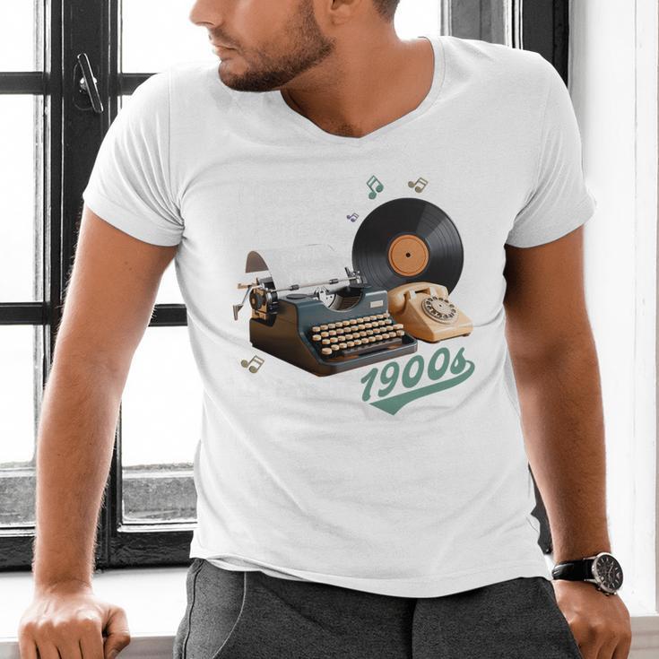 Please BePatient I'm From The 1900s Sarcastic Joke Premium Tri-Blend Men's V-Neck T-Shirt