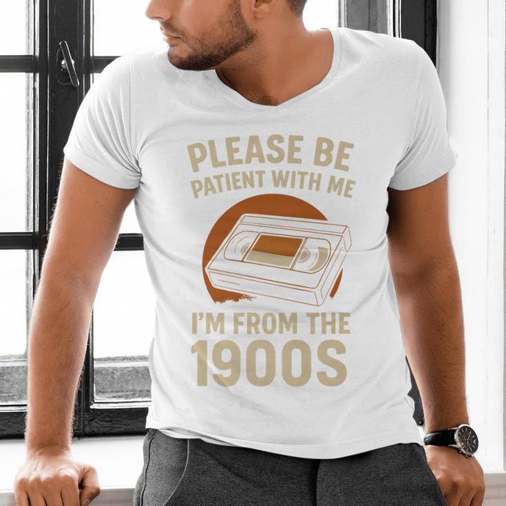 Please Be Patient I'm From The 1900s – Vintage Tape Premium Men's V-Neck T-Shirt Please Be Patient I'm From The 1900s – Vintage Tape Premium Men's V-Neck T-Shirt