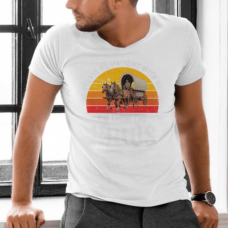 Please Be Patient With Me I'm From The 1900s Premium Men's V-Neck T-Shirt Please Be Patient With Me I'm From The 1900s Premium Men's V-Neck T-Shirt
