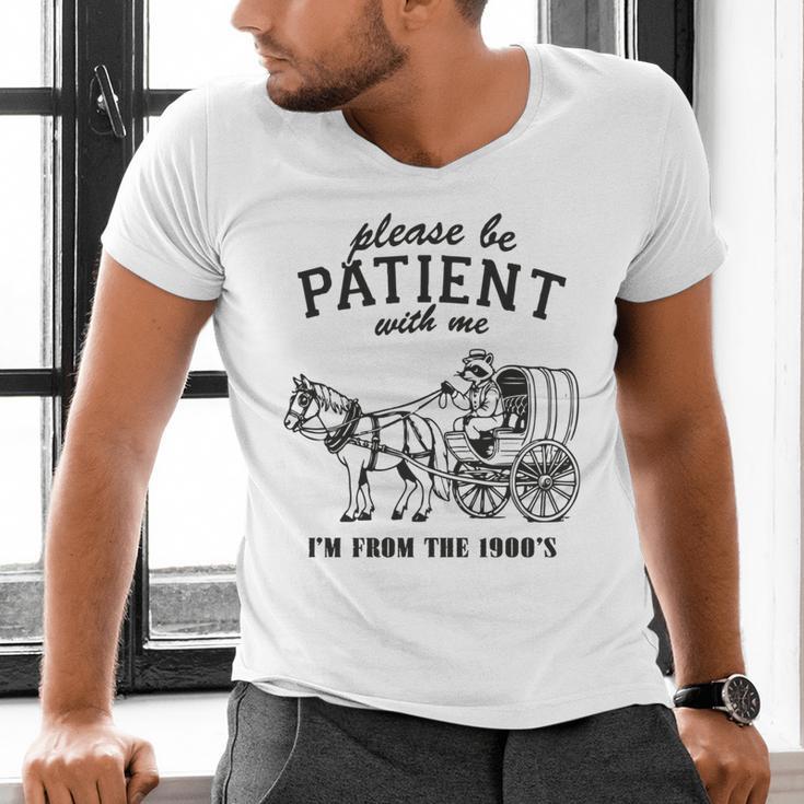 Please Be Patient I'm From The 1900s Raccoon Lover Men's V-Neck T-Shirt