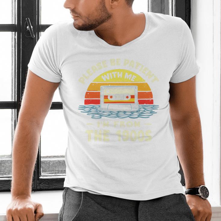 Please Be Patient With Me I'm From The 1900s Shirt Men Women Premium Tri-Blend Men's V-Neck T-Shirt Please Be Patient With Me I'm From The 1900s Shirt Men Women Premium Tri-Blend Men's V-Neck T-Shirt