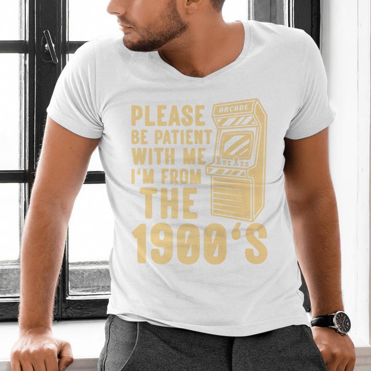 Please Be Patient With Me I'm From The 1900s Shirt Premium Men's V-Neck T-Shirt