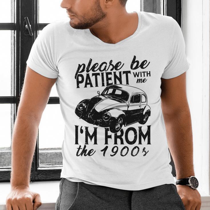 Please Be Patient With Me I'm From The 1900s Vintage Classic Premium Tri-Blend Men's V-Neck T-Shirt Please Be Patient With Me I'm From The 1900s Vintage Classic Premium Tri-Blend Men's V-Neck T-Shirt