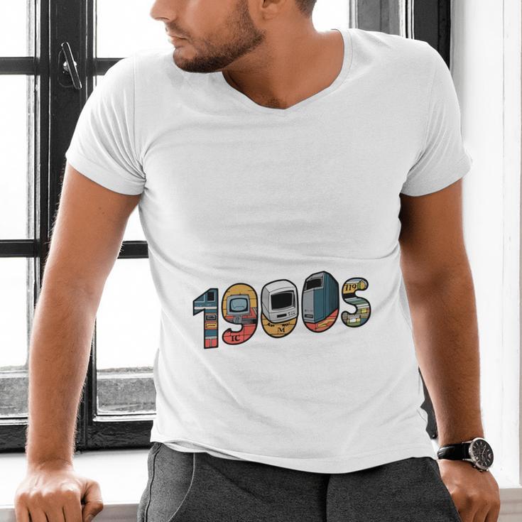 Please Be Patient I'm From The 1900s Vintage Tech Graphic Men's V-Neck T-Shirt Please Be Patient I'm From The 1900s Vintage Tech Graphic Men's V-Neck T-Shirt