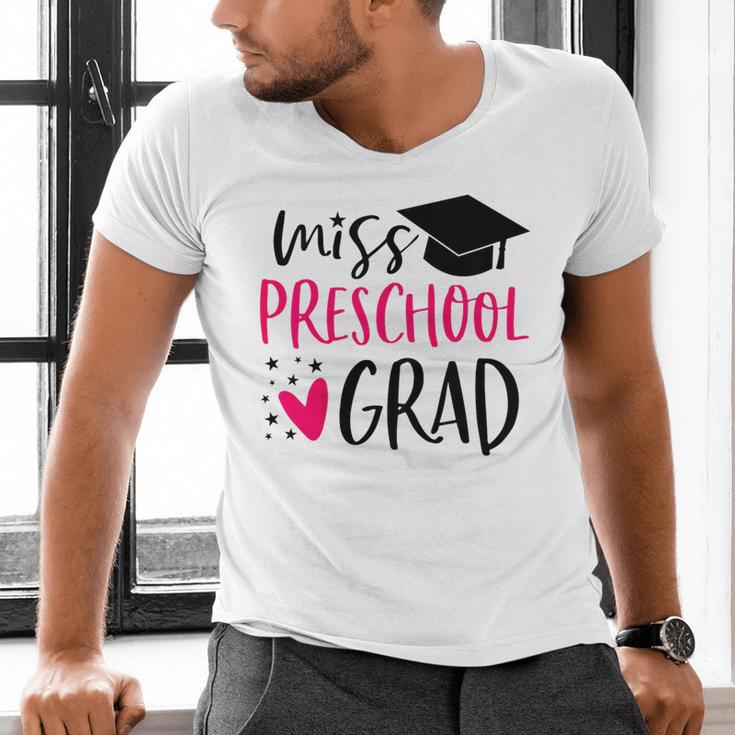 Preschool Graduation Shirt For Girl 2019 Miss Preschool Grad Men's V-Neck T-Shirt