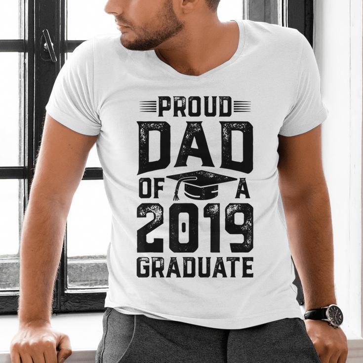 Proud Dad Of A Class 2019 GraduateShirt Graduation Men's V-Neck T-Shirt