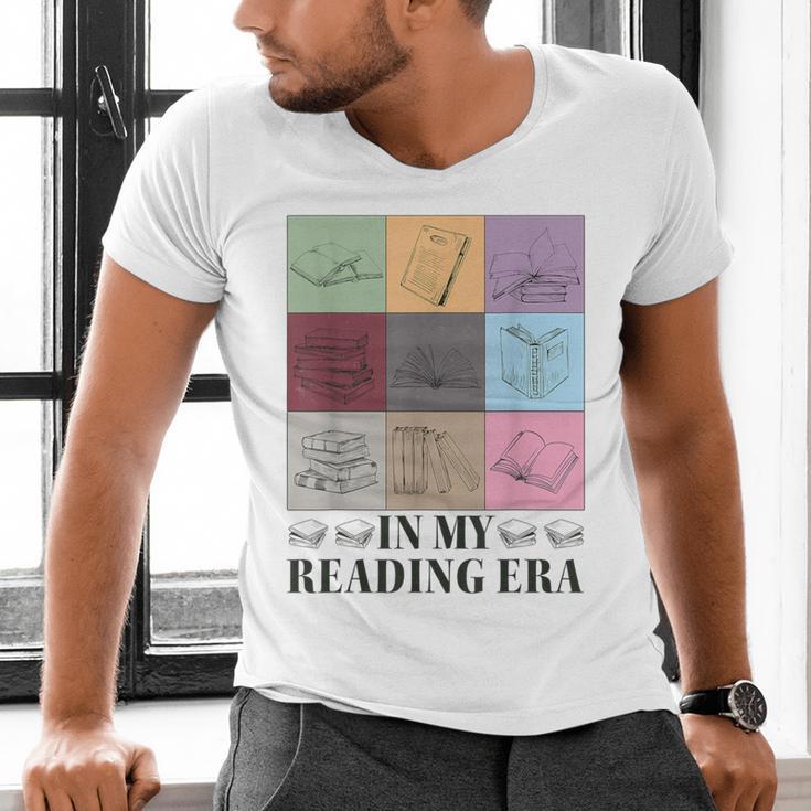In My Reading Era Bookish Book Lover Book Reader Men's V-Neck T-Shirt In My Reading Era Bookish Book Lover Book Reader Men's V-Neck T-Shirt