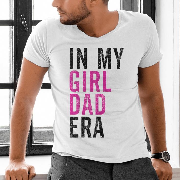 Retro In My Dad Girl Era Father's Day Christmas Men's V-Neck T-Shirt