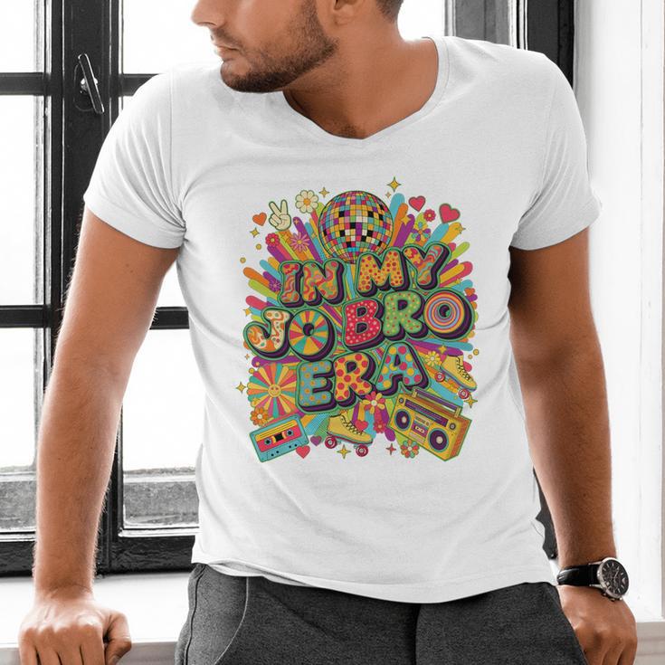Retro Nostalgia Era Disco Groovy 80s 90s Vintage Aesthetic Premium Tri-Blend Men's V-Neck T-Shirt Retro Nostalgia Era Disco Groovy 80s 90s Vintage Aesthetic Premium Tri-Blend Men's V-Neck T-Shirt
