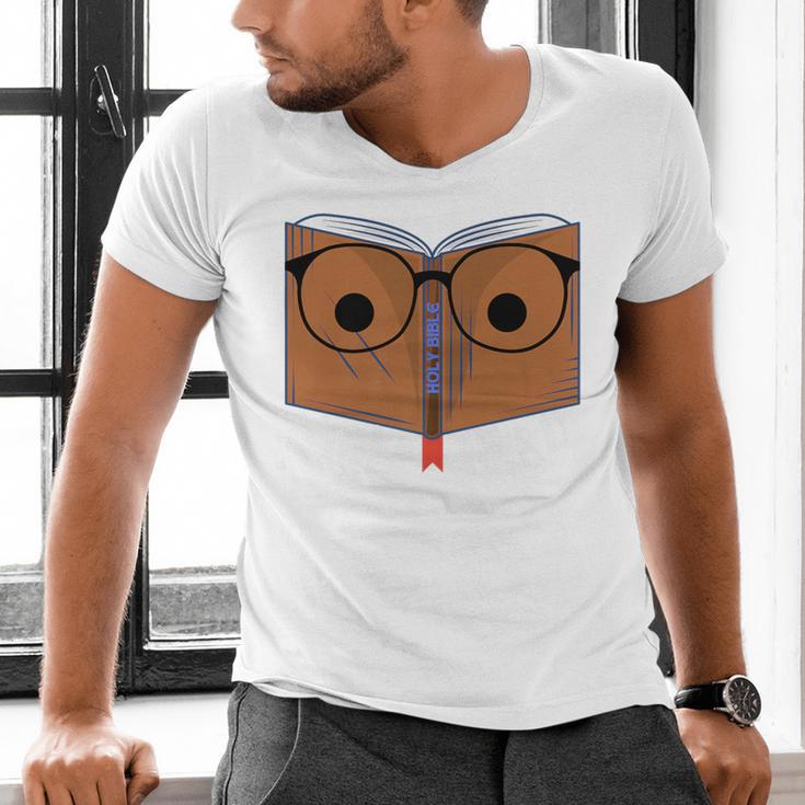 Seminary Grad Graduation Bible Theology Nerd Premium Men's V-Neck T-Shirt