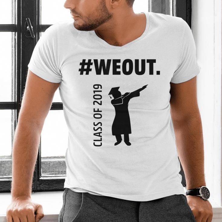 Senior 2019 Grad College High School Graduation Men's V-Neck T-Shirt